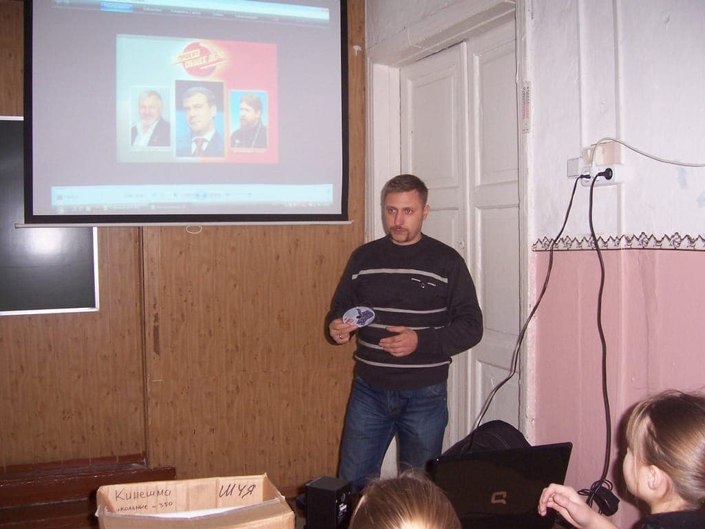 30.11.12 Встреча активиста проекта «Общее Дело» с учащимися школы №4 г. Кинешма