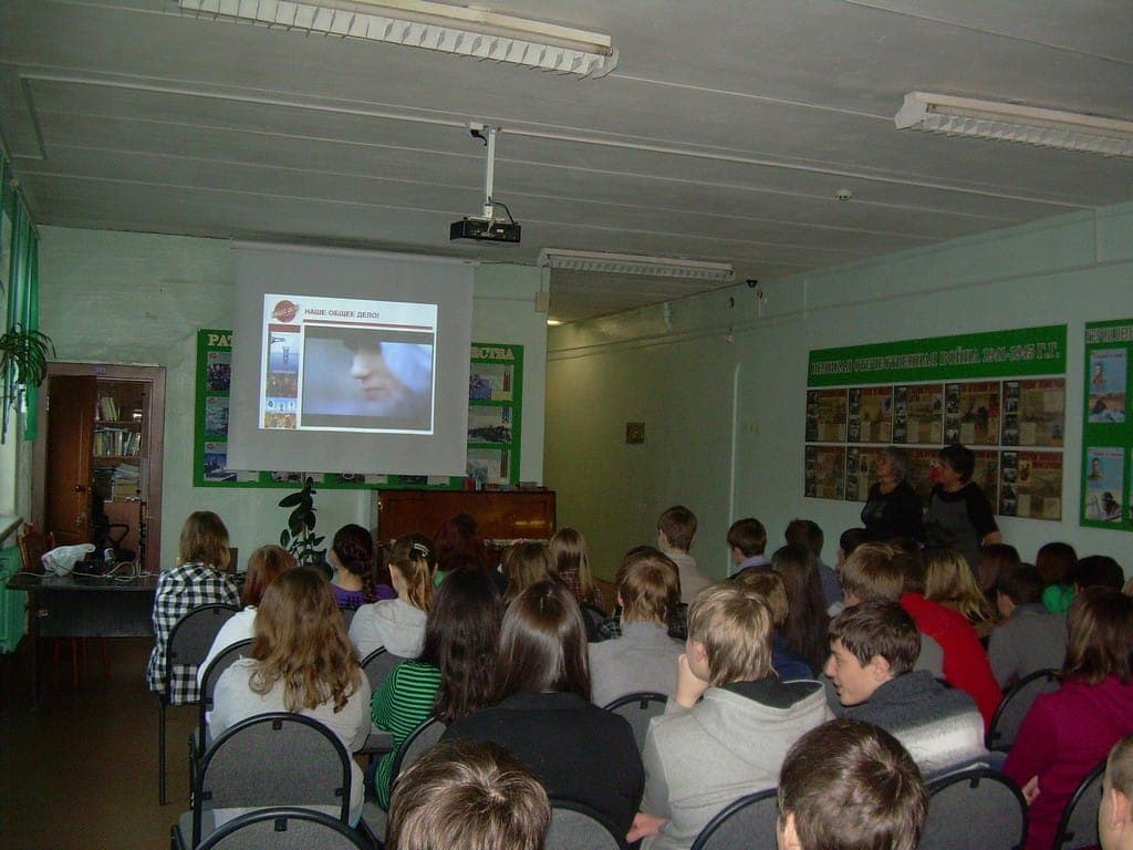 05.12.12 Презентация проекта «Общее дело» в школе № 7 г. Дзержинска