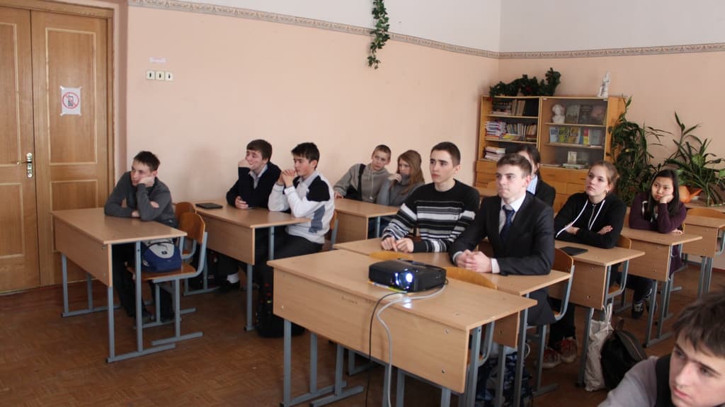 22.01.14 программа «Общее Дело» в школе 225 Санкт-Петербурга