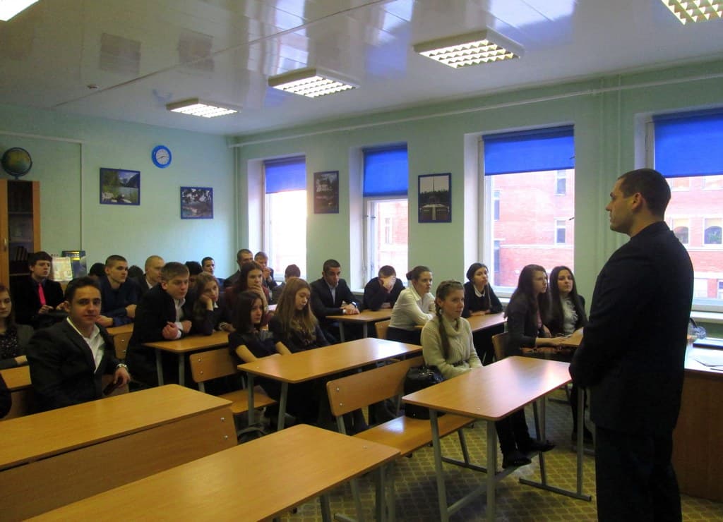 29.01.14 программа «Общее Дело» в школе №354 Санк-Петербурга для 11 класса