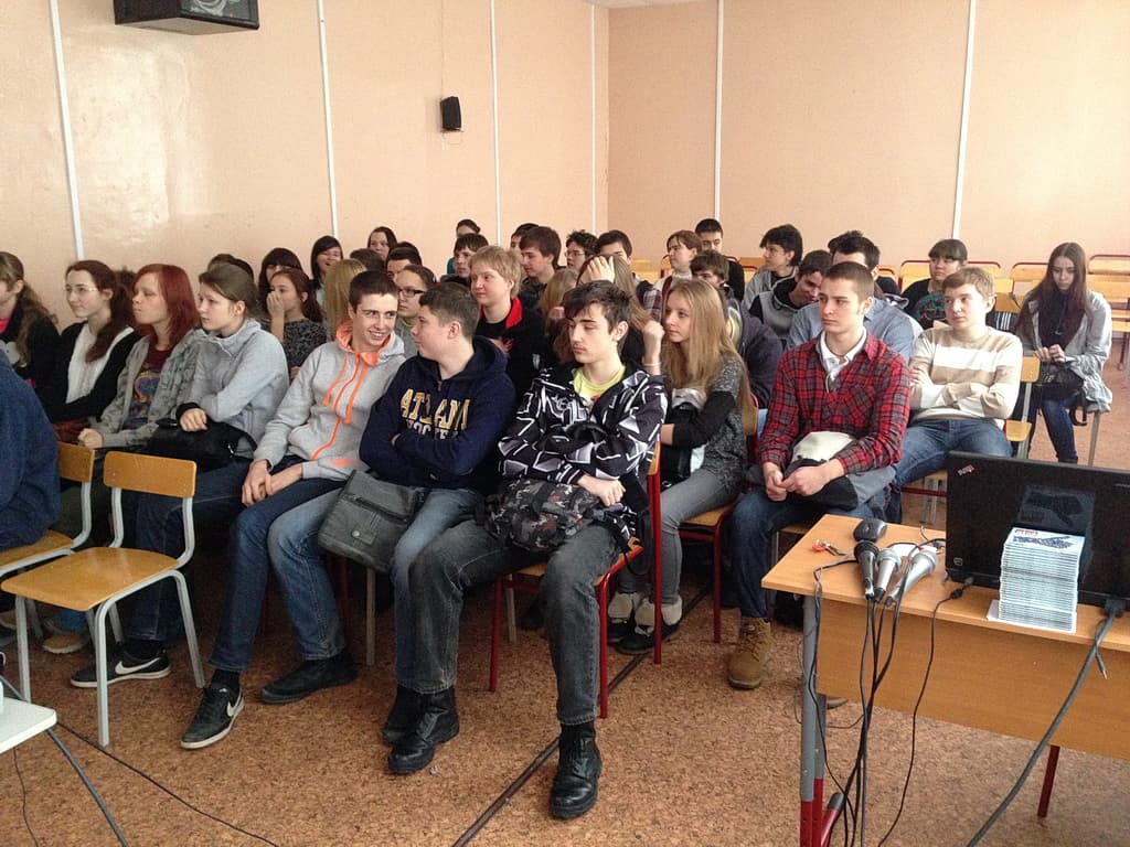 07.02.14 Общее Дело в Политехническом колледже 8, город Москва