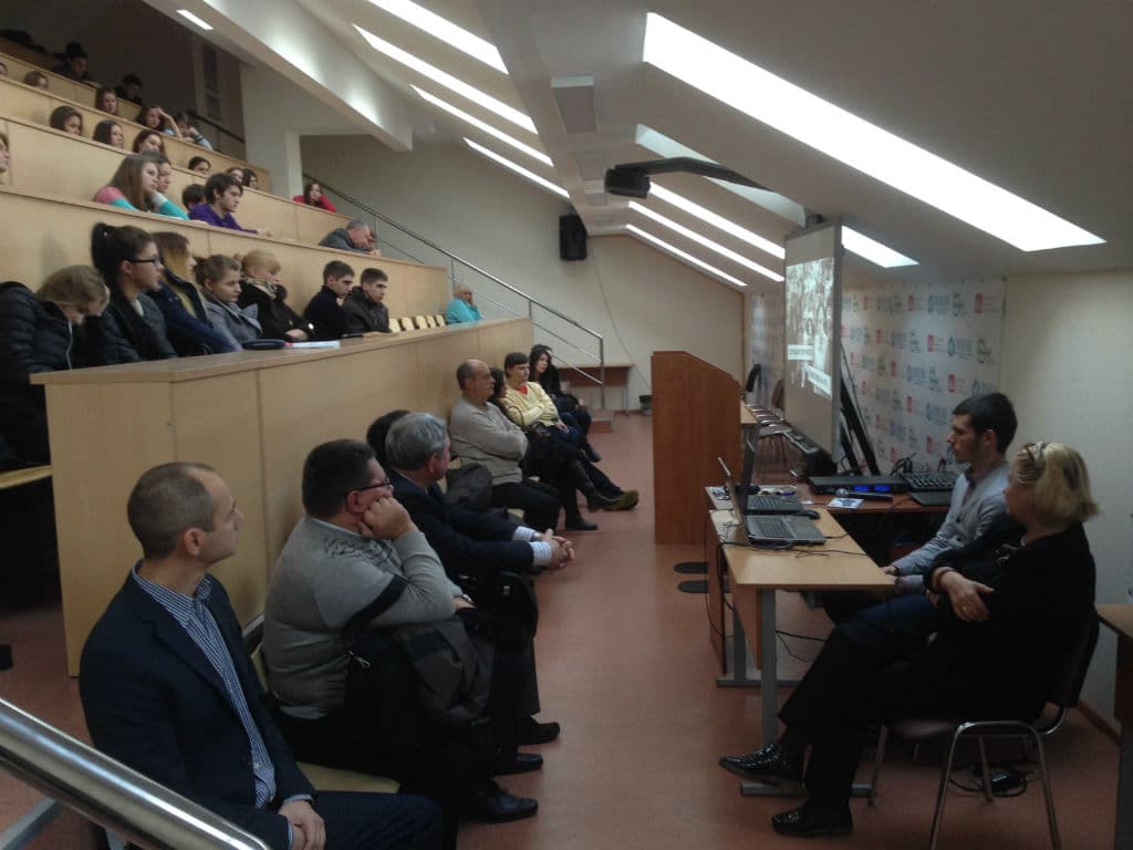 27.10.14 Общее дело в Институте мировой экономики и информатизации города Москвы