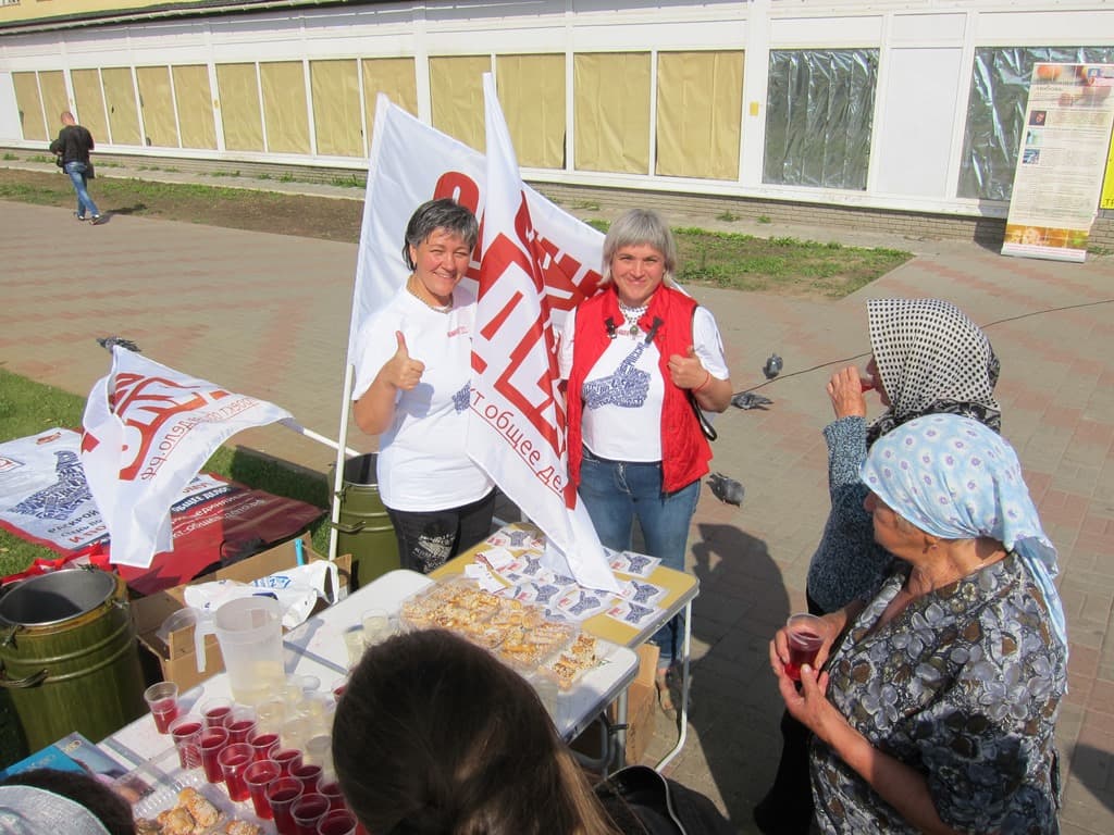 11.09.14 Общее дело приняло участие в дне Трезвости в городе Кстове Нижегородской области