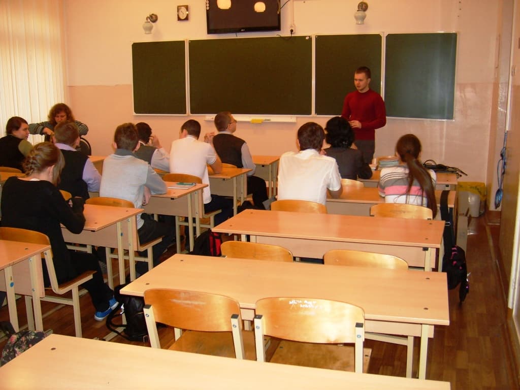 22.11.14 Трезвый десант в школе №18 города Костромы