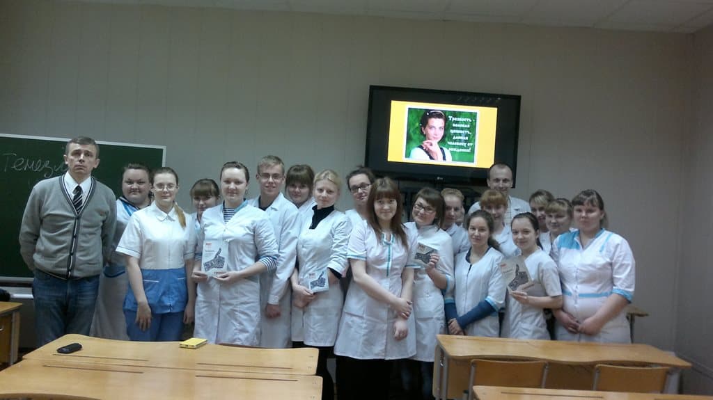 15.01.15 Общее дело в Великоустюгском медицинском техникуме имени Н.П. Бычихина