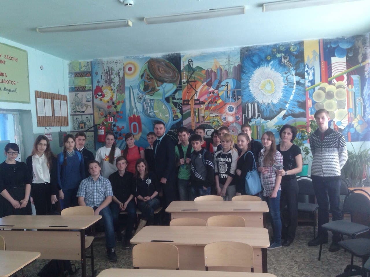 01.04.15 Общее дело в школе №3 села Приволжье Самарской области