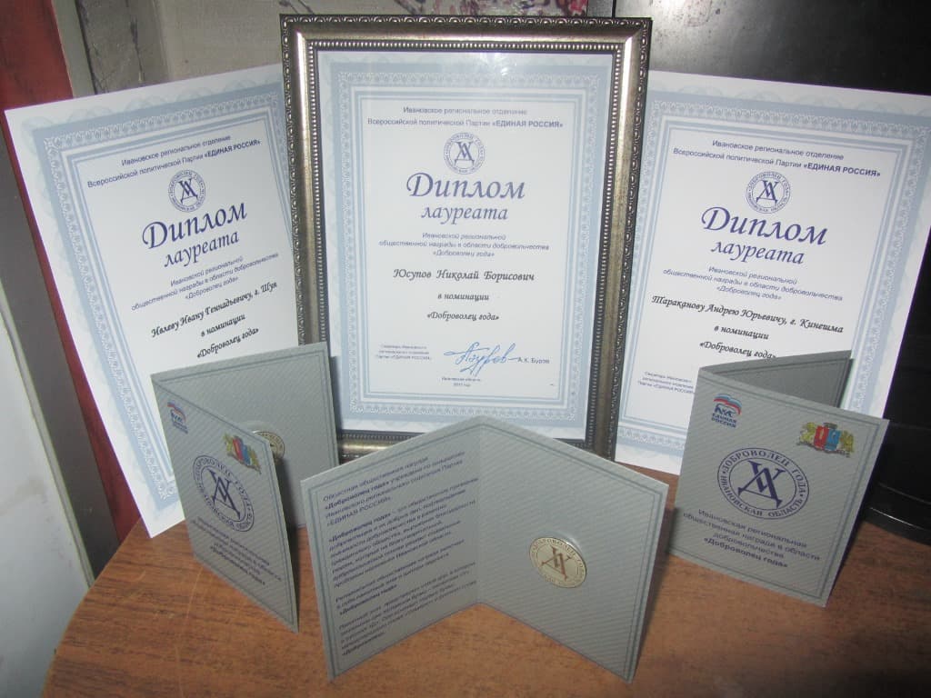 03.06.15 Волонтеры Ивановского отделения ОО «Общее дело» стали обладателями общественной награды «Доброволец года»
