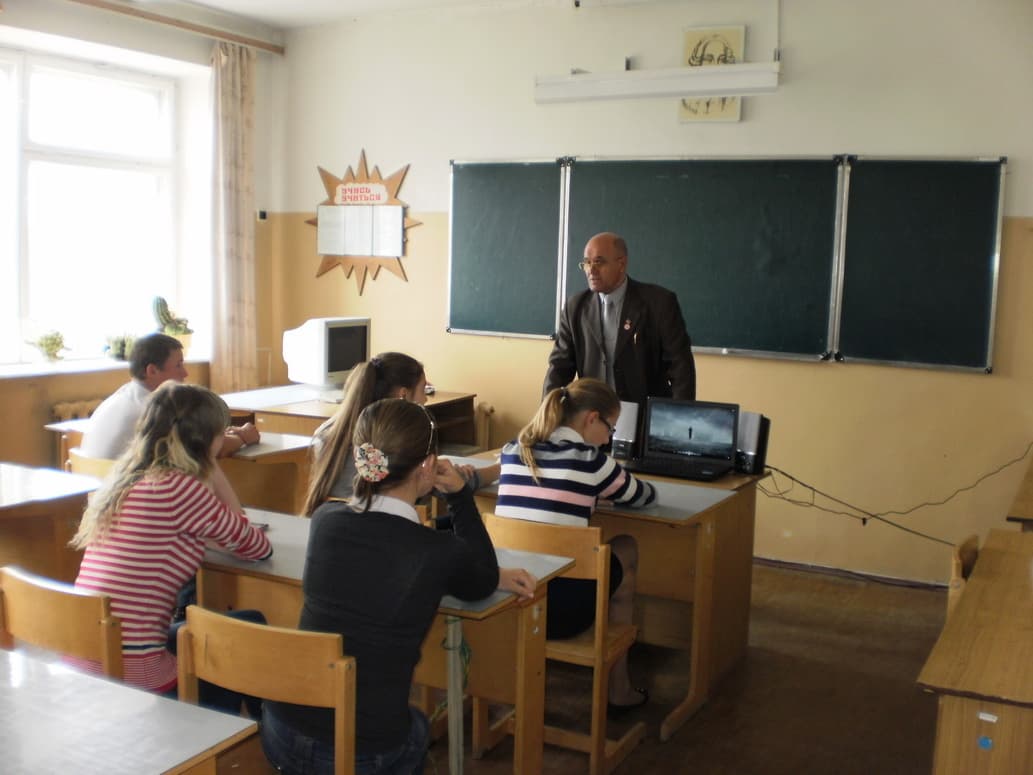 04.09.15 Общее Дело в Хорошиловской СОШ Урицкого района Орловской области