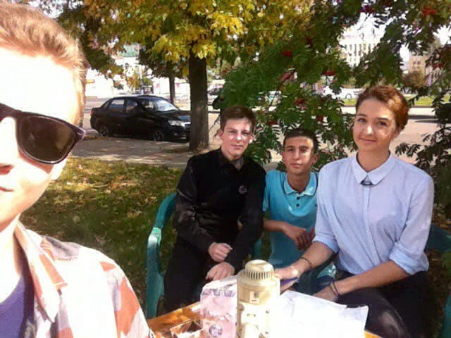 19.09.15 Общее дело на Открытом Тургеневском пленэре, г. Орел