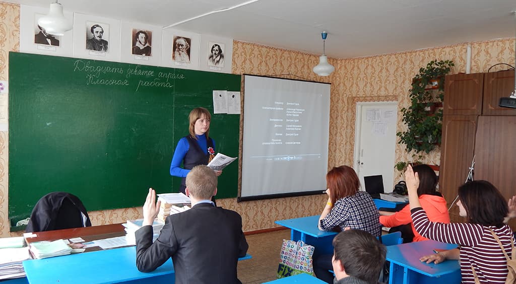 29.04.16 Общее дело в Соболевской школе Валуйского района Белгородской области