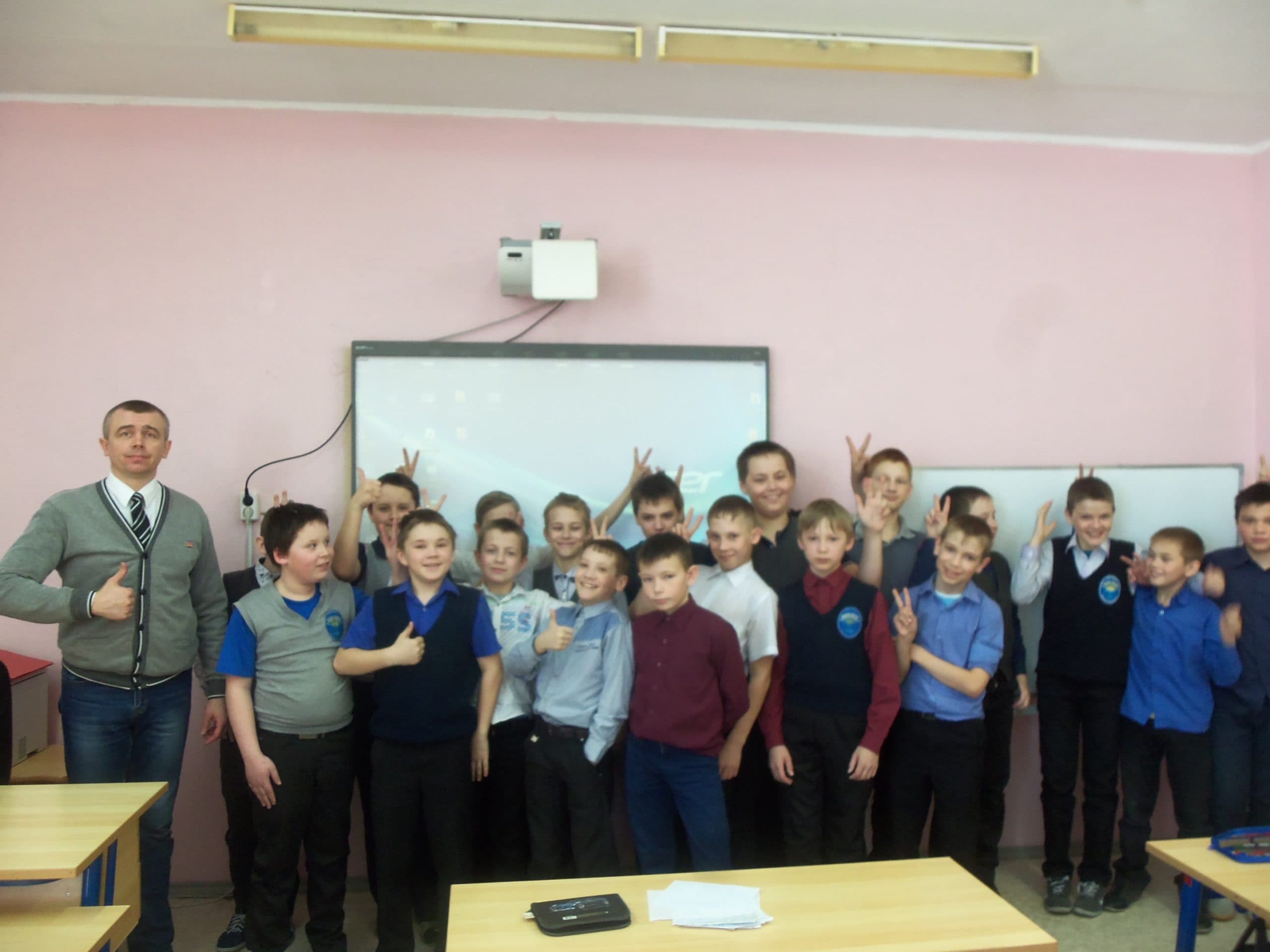 Общее дело в школе №15 города Красавино Вологодской области