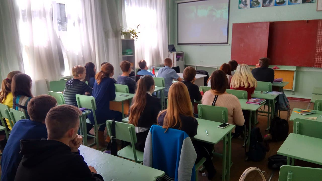 Общее дело в школе №54 г. Донецка