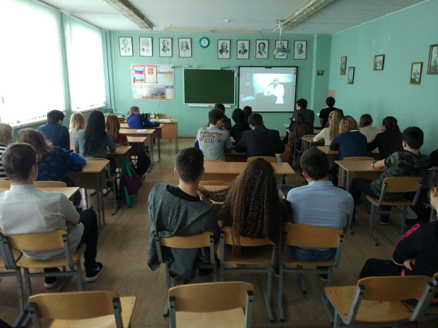Лекция в средней школе №150 г. Казани