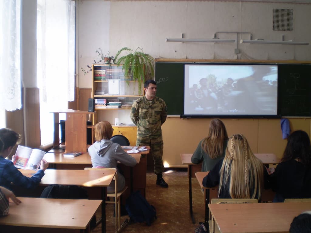 Общее дело на совместном с Росгвардией мероприятии в школе №31 города Иваново
