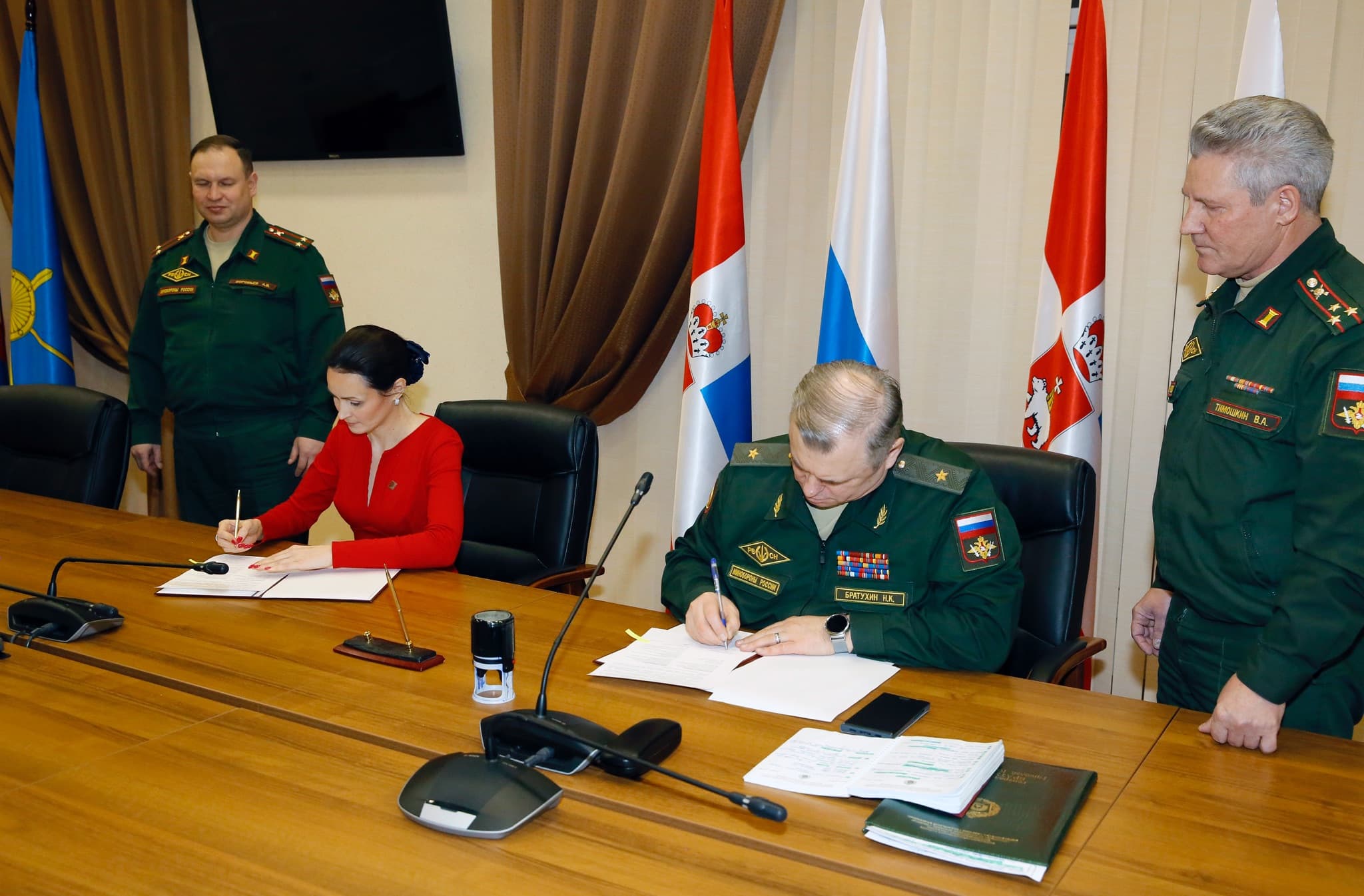Соглашения о сотрудничестве между ПКО Общероссийской общественной организации «Общее дело» и ФГКОУ «Пермское суворовское военное училище Министерства обороны РФ»