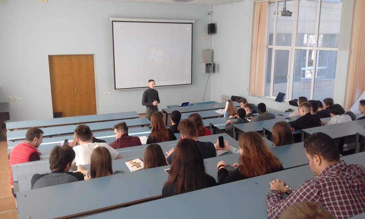 Лекция в Казанском государственном архитектурно-строительном университете