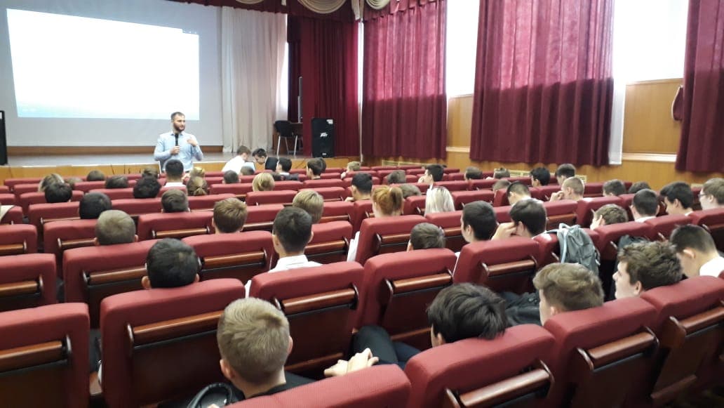 Лекция в Казанском филиале ФГБОУ ВО «Волжский государственный университет водного транспорта»