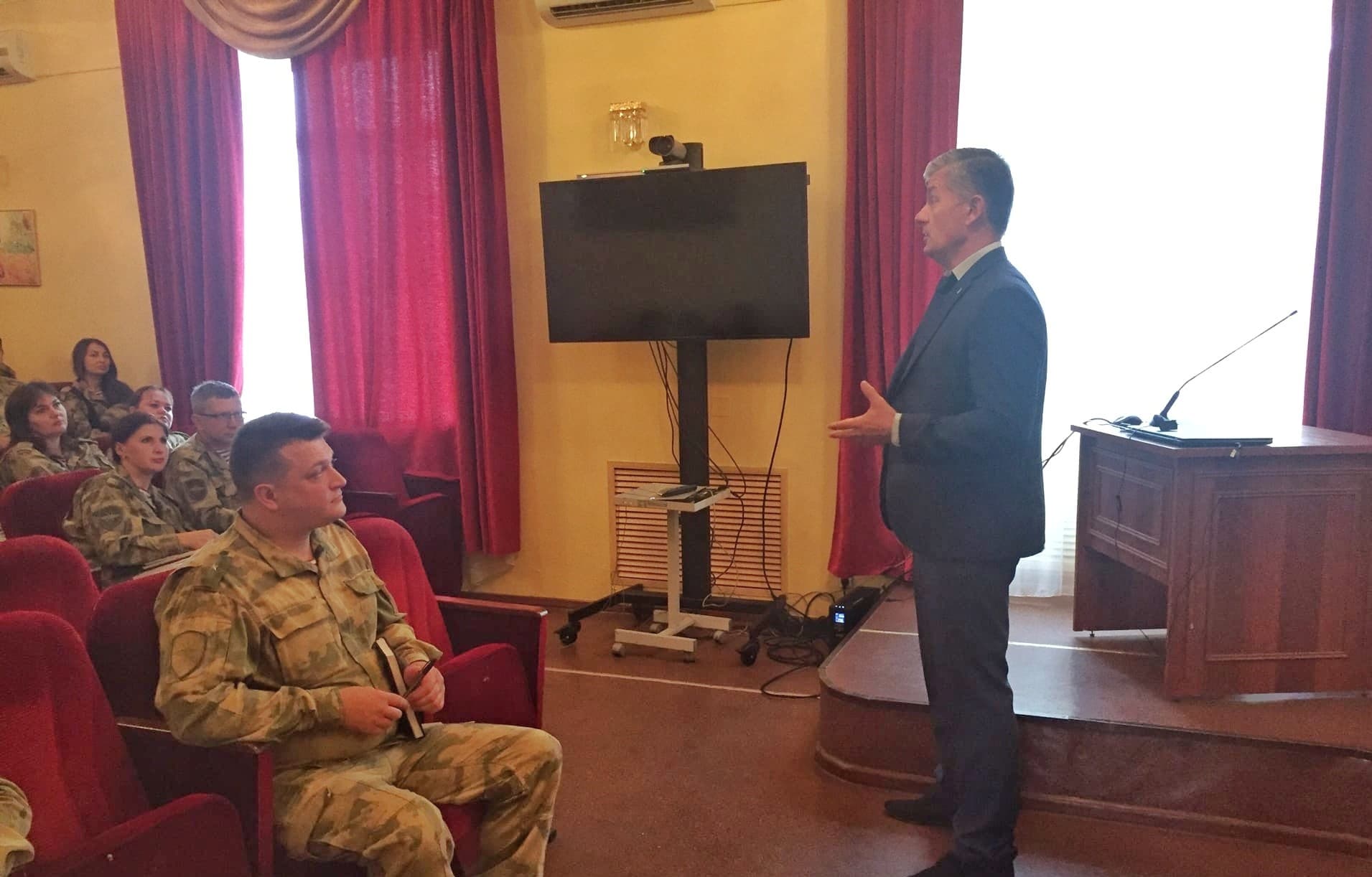 Встреча с военнослужащими Центрального узла связи Росгвардии