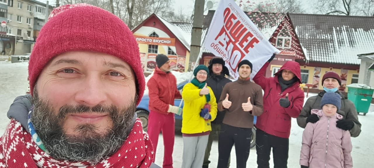 Новогодний забег «Перезагрузка» от активистов «Общего Дела» в Тольятти