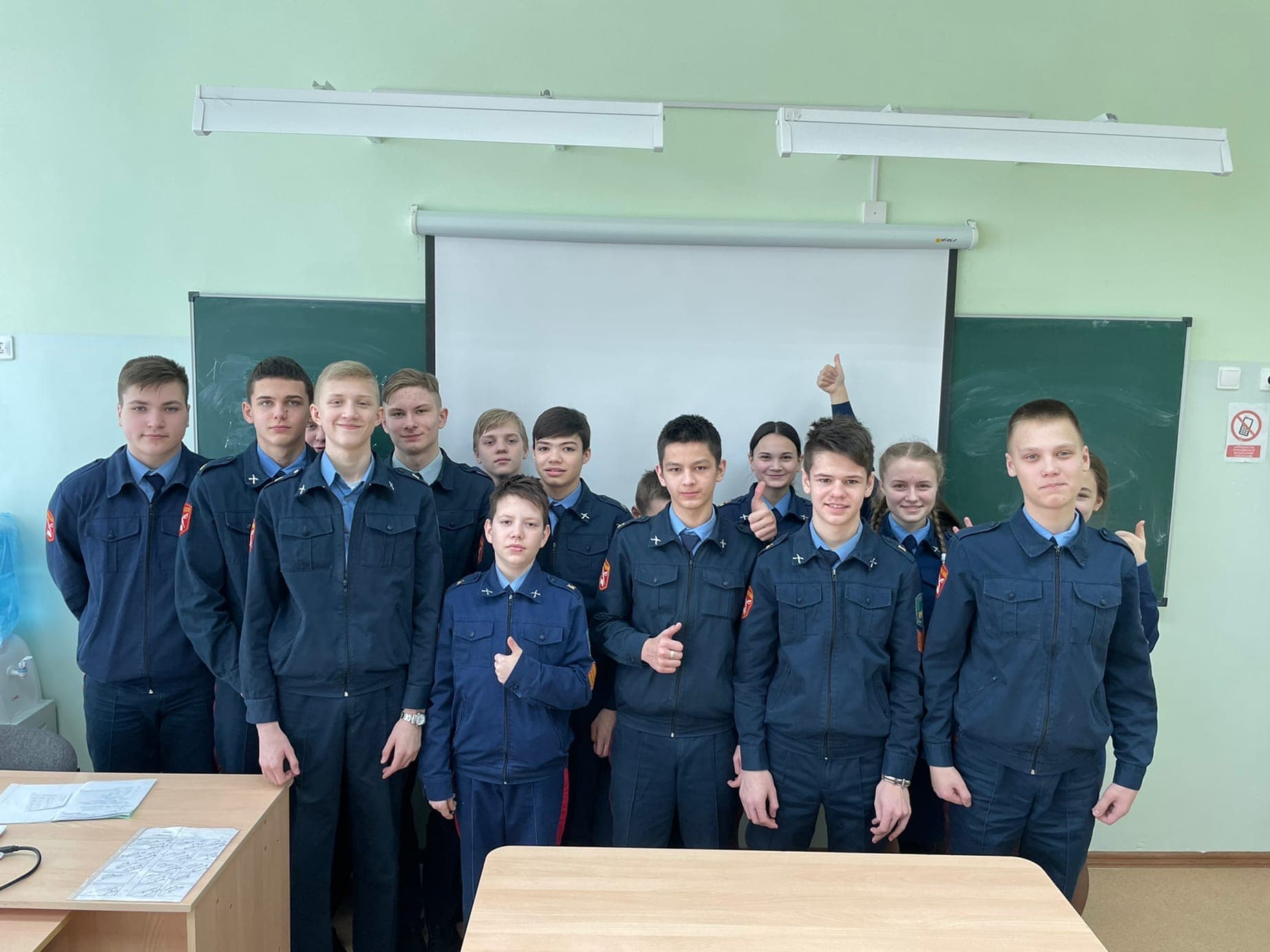 Встречи с ребятами СОШ №2 с Кадетскими Классами г.Великий Устюг