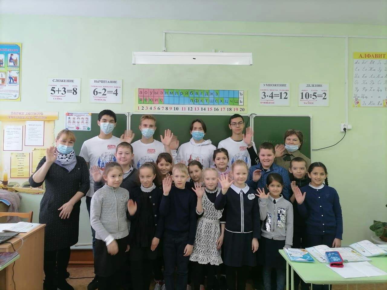 Ребята команды «БлагоТвори» школы с.Алкино-2 провели беседу среди учащихся 2-3 классов школы села Аминево