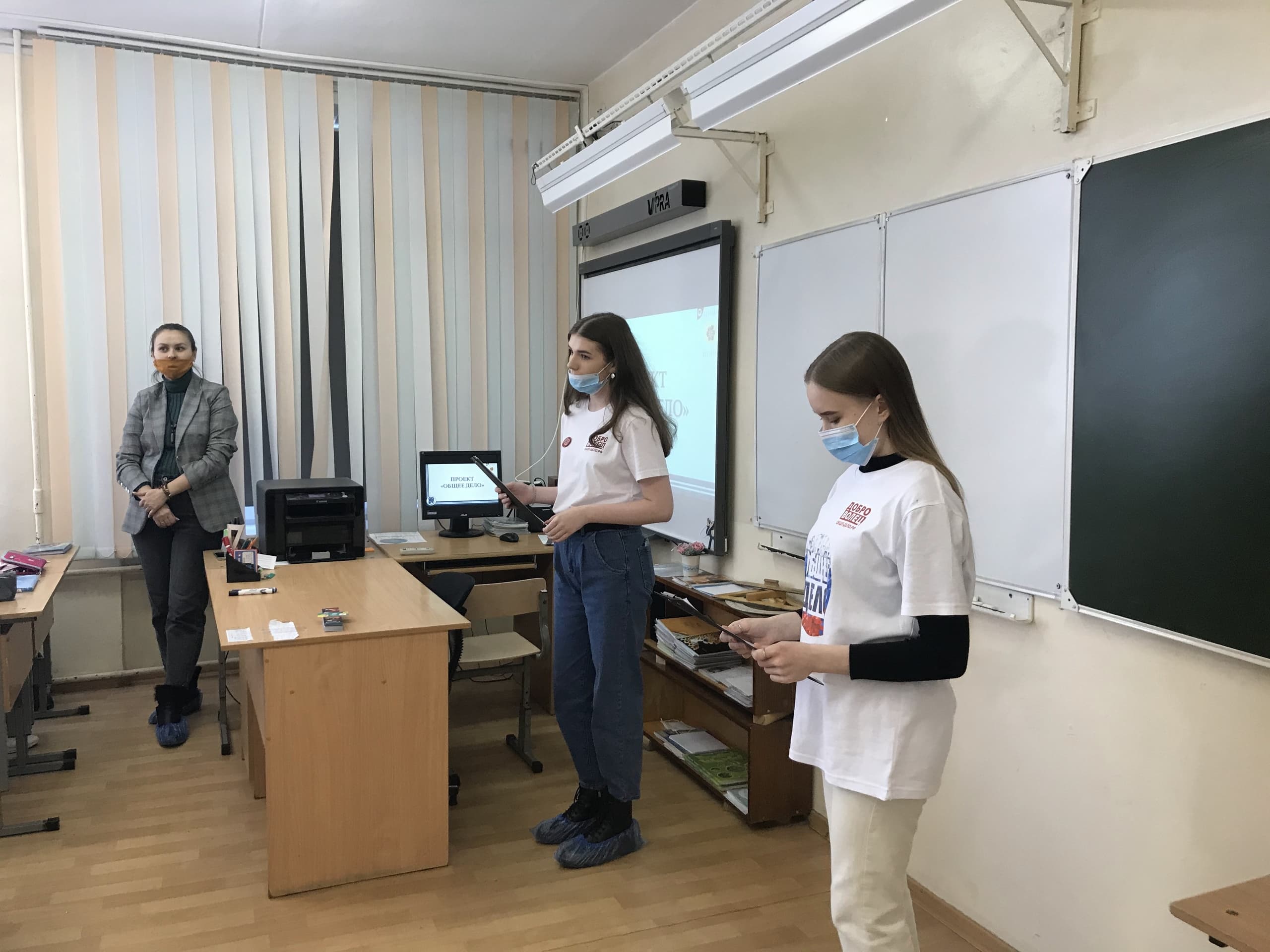 Команда «Здоровая шестёрка» школы №54 г.Новоуральска провела первое занятие за пределами своей школы