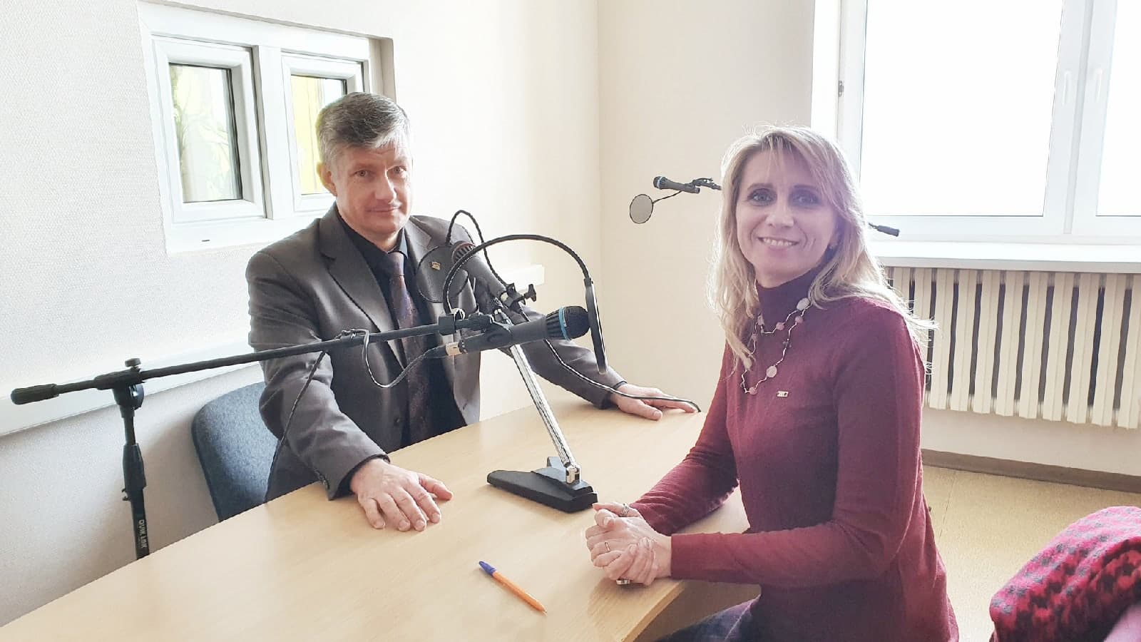 Представители московского отделения «Общего Дела» на чукотском радио «Пурга ФМ»