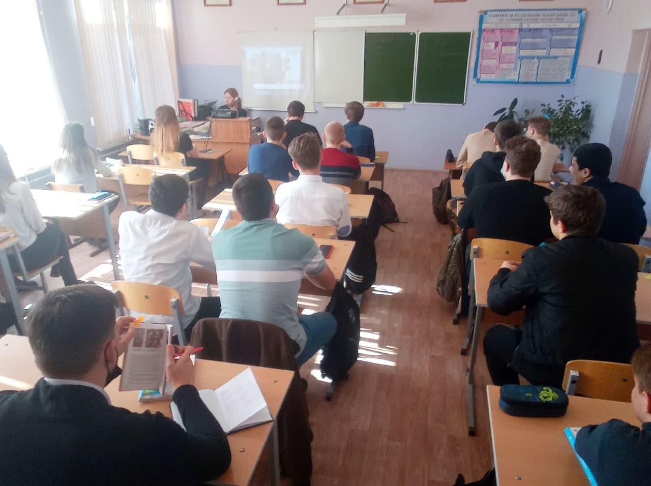 Профилактический урок в школе №128 г.Волгограда