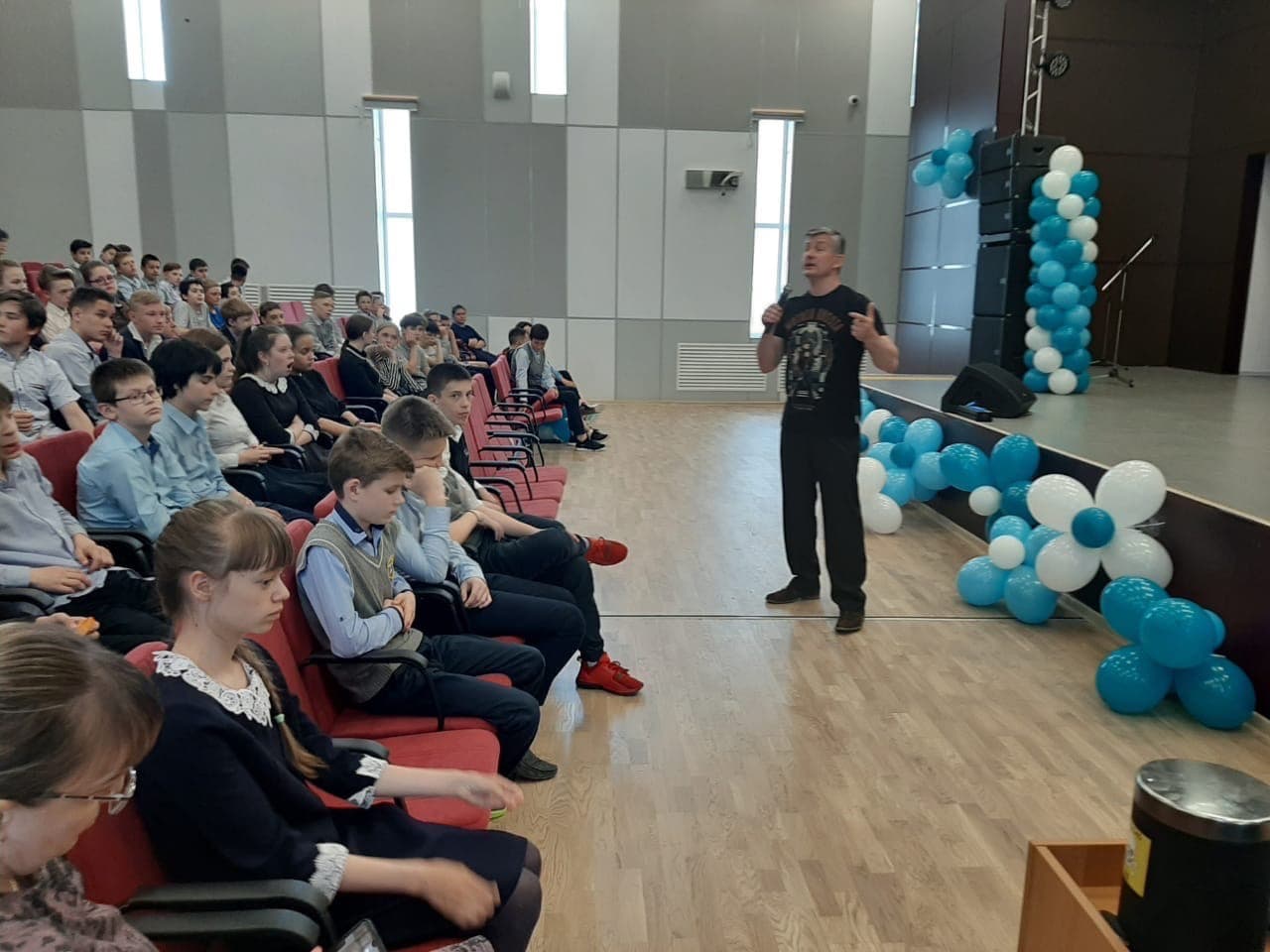 Серия мероприятий в школе города Волоколамска Московской области
