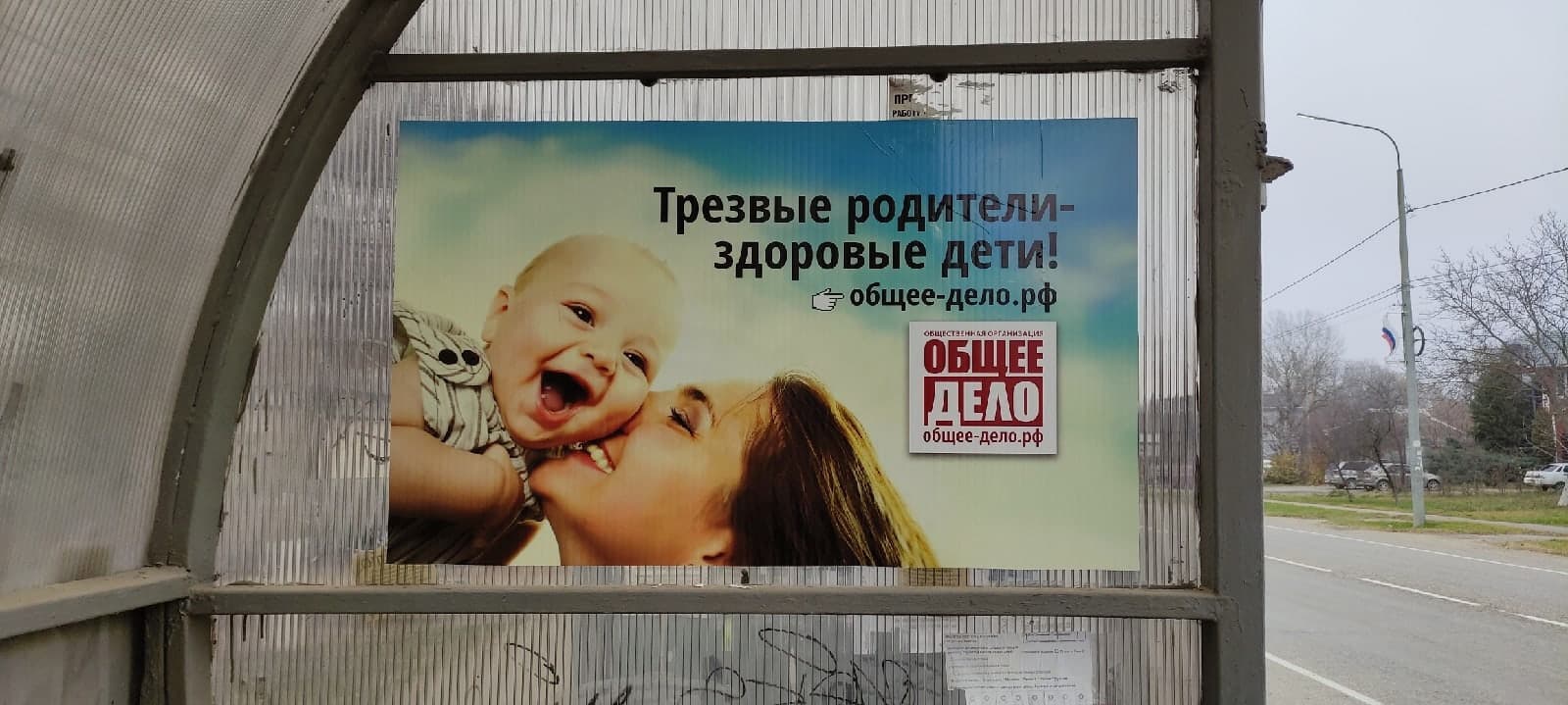 Плакаты «Общего Дела» в станице Северской