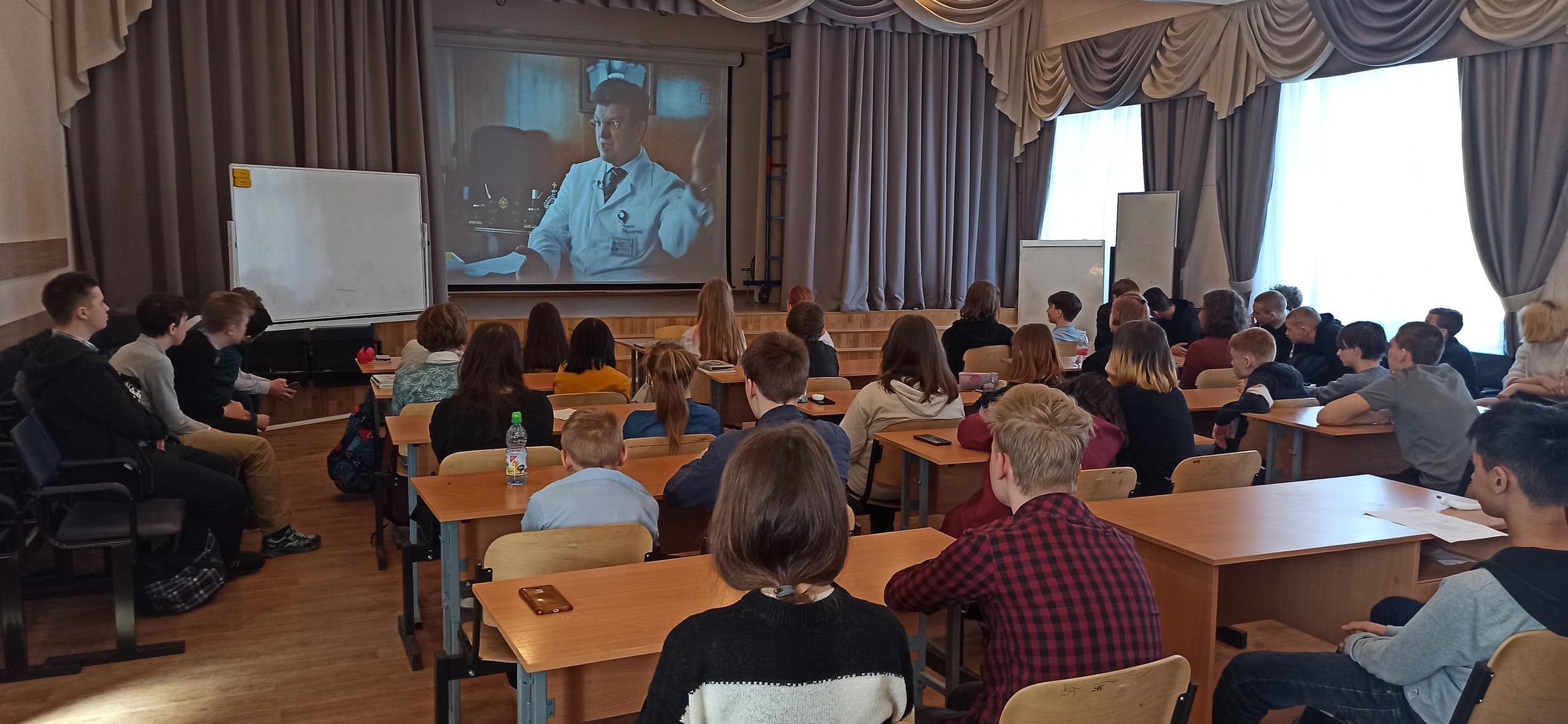 Очередное профилактическое занятие в Разметелевской школе
