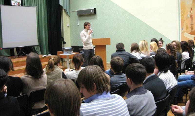 16.01.12 Программа «Общее дело» для старшеклассников школы № 307 г. Москва
