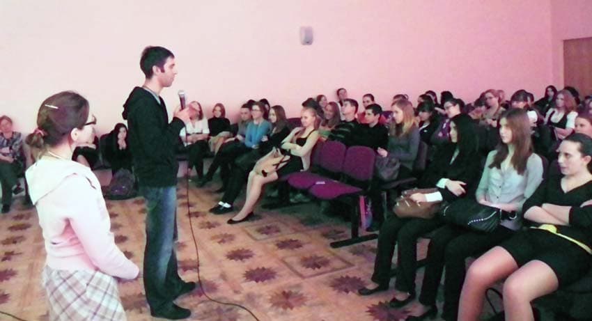 30.03.12 Просветительская программа «Общее дело» для учащихся Московского педагогического колледжа №10