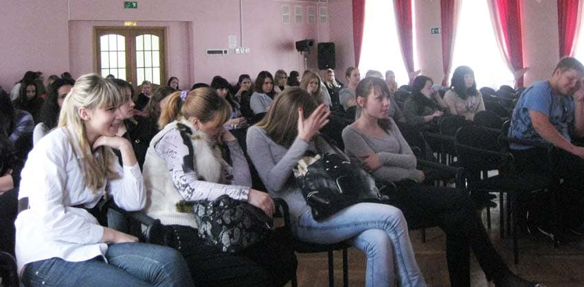 13.04.12 Просветительская программа «Общее дело» для студентов Педагогического колледжа № 14, г. Москва