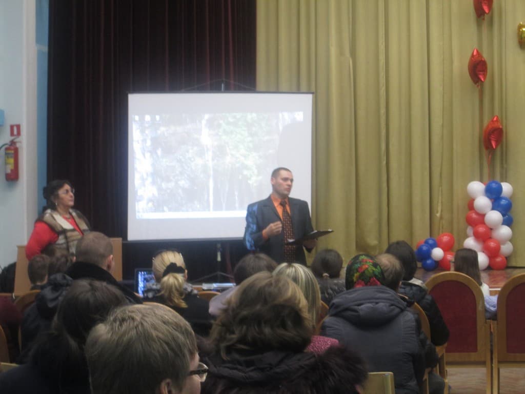 14.02.14 Общее Дело в школе №48 г. Санкт-Петербурга на тематическом родительском собрании о здоровом образе жизни