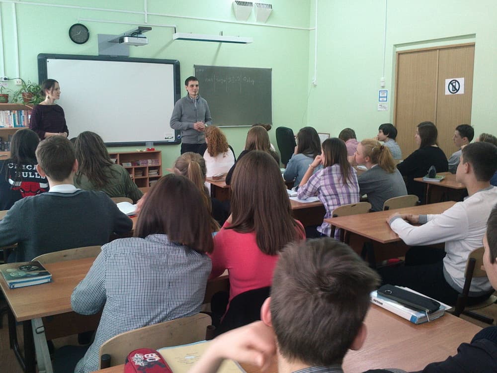 02.04.12 Лекция на тему взаимоотношений мужчины и женщины в школе № 222 г.Москвы