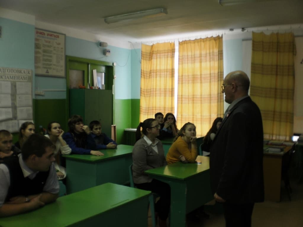 01.12.15 ОО “Общее дело” в Первомайской ООШ Урицкого района.