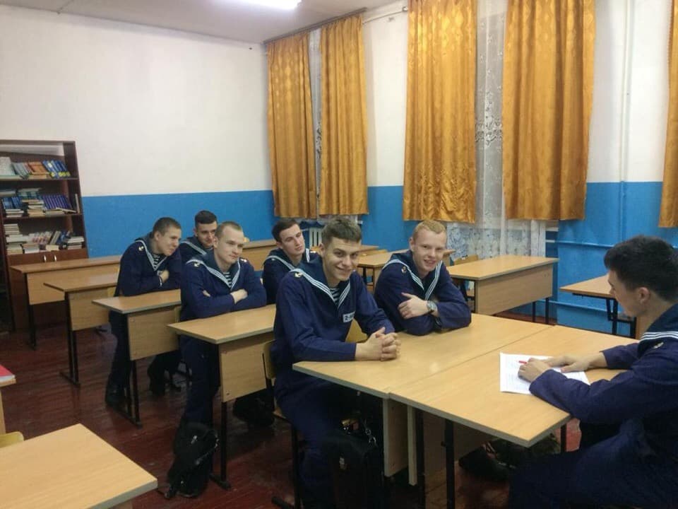 Общее дело в школе №100 и в Военном институте береговой охраны город Адлер