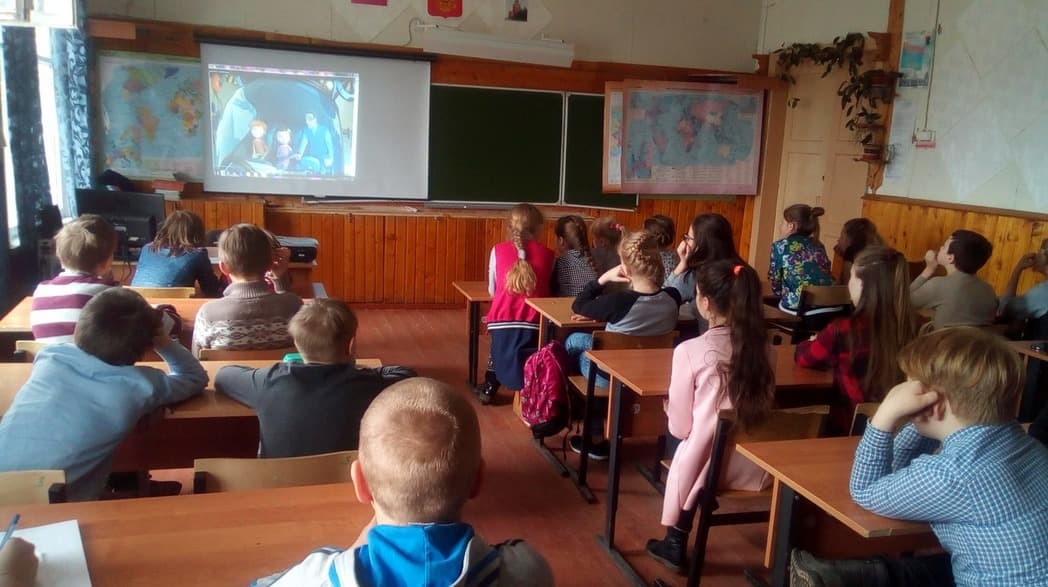 Общее дело в школе №5 посёлка Деревянка республики Карелия