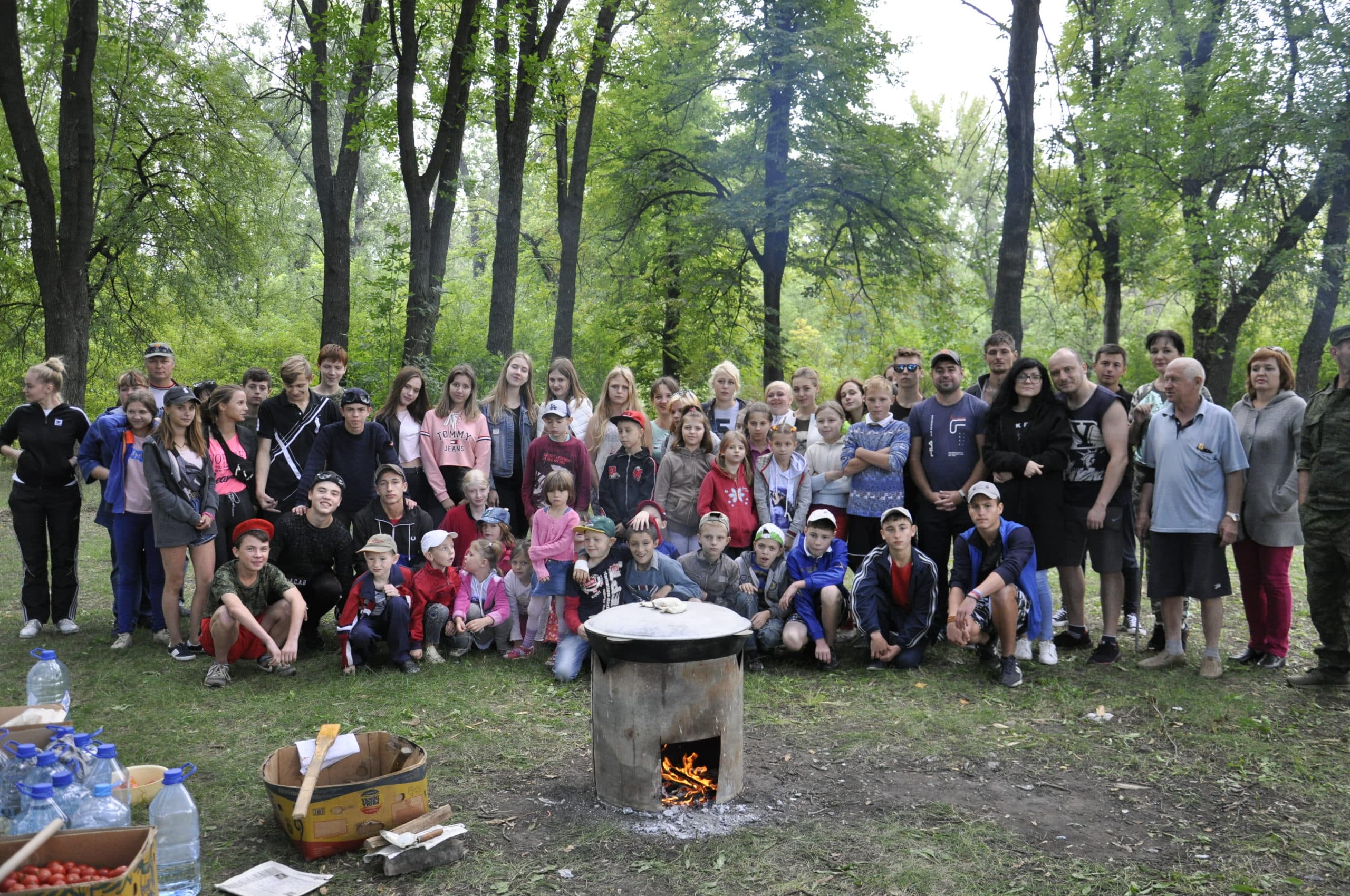 День дружбы в Ольхах города Стаханова Луганской Народной Республике