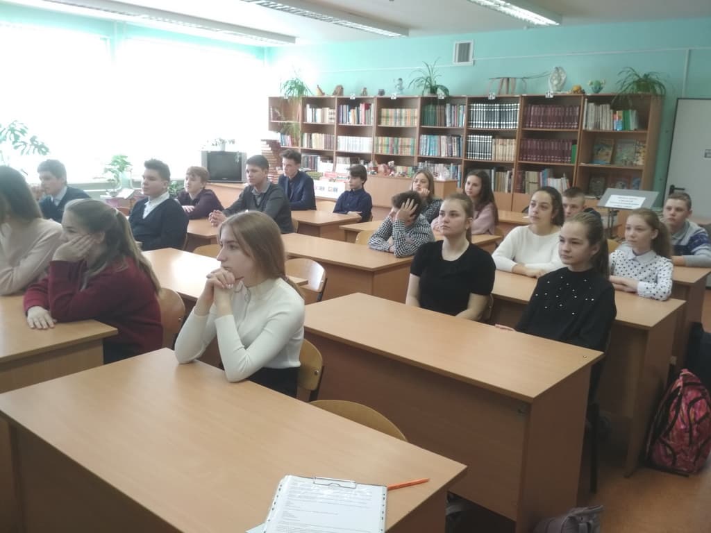 Занятие по материалам «Общего Дела» в школе №8 г.Кинешма