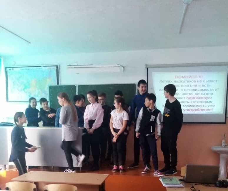 Мероприятия о вреде наркотиков в Славянской средней школе в рамках конкурса «Здоровая Россия — Общее Дело»