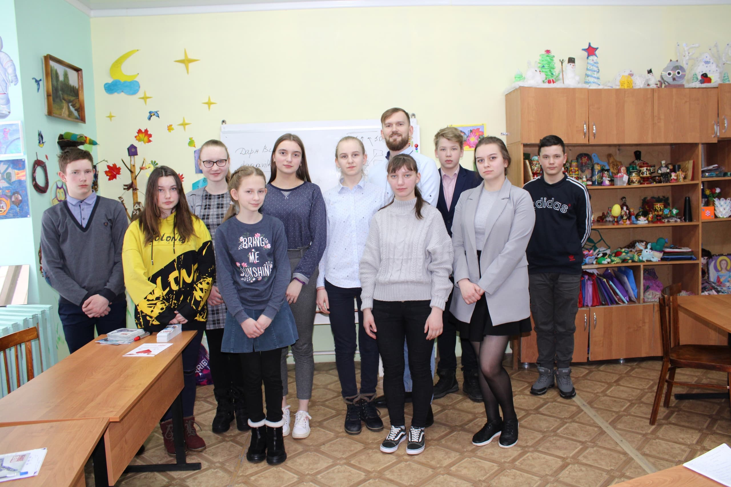 Обучающий семинар для волонтеров — учащихся школ Сусанинского района