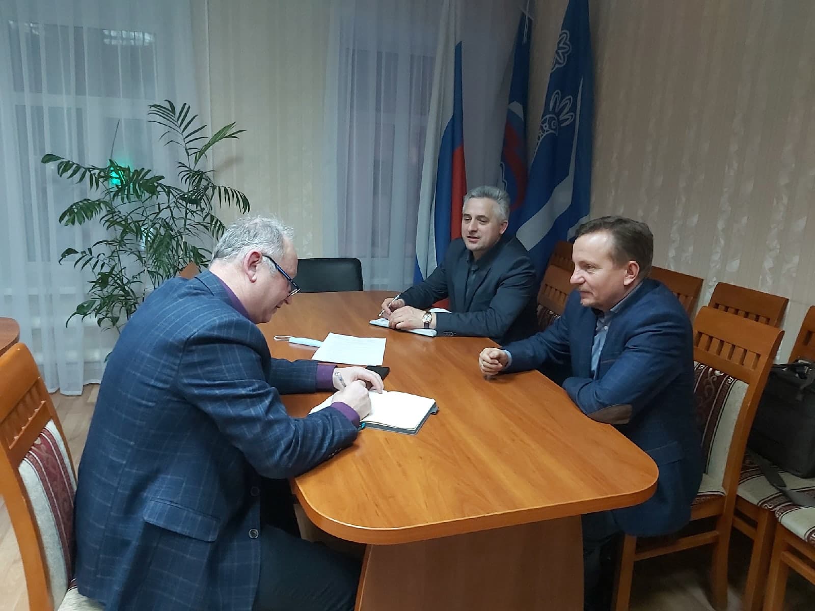 Встреча активистов Кировского отделения с мэром города Советска