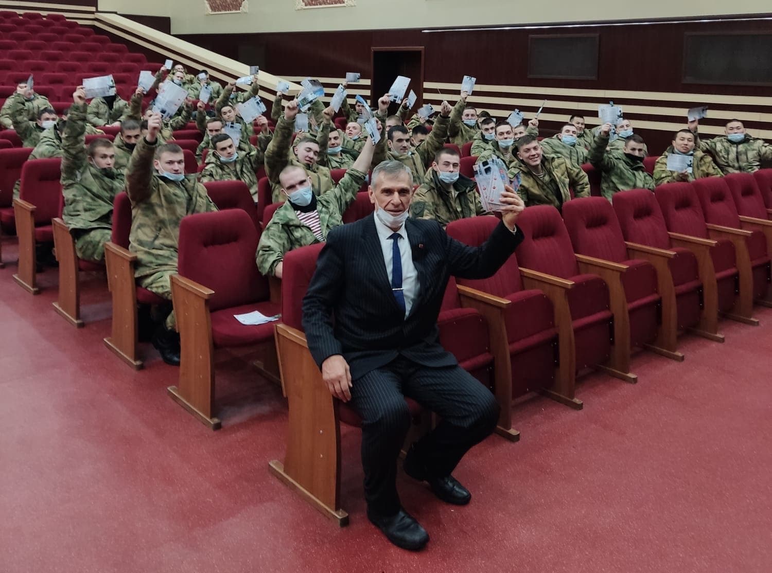 Профилактическое занятие для военнослужащих по контракту