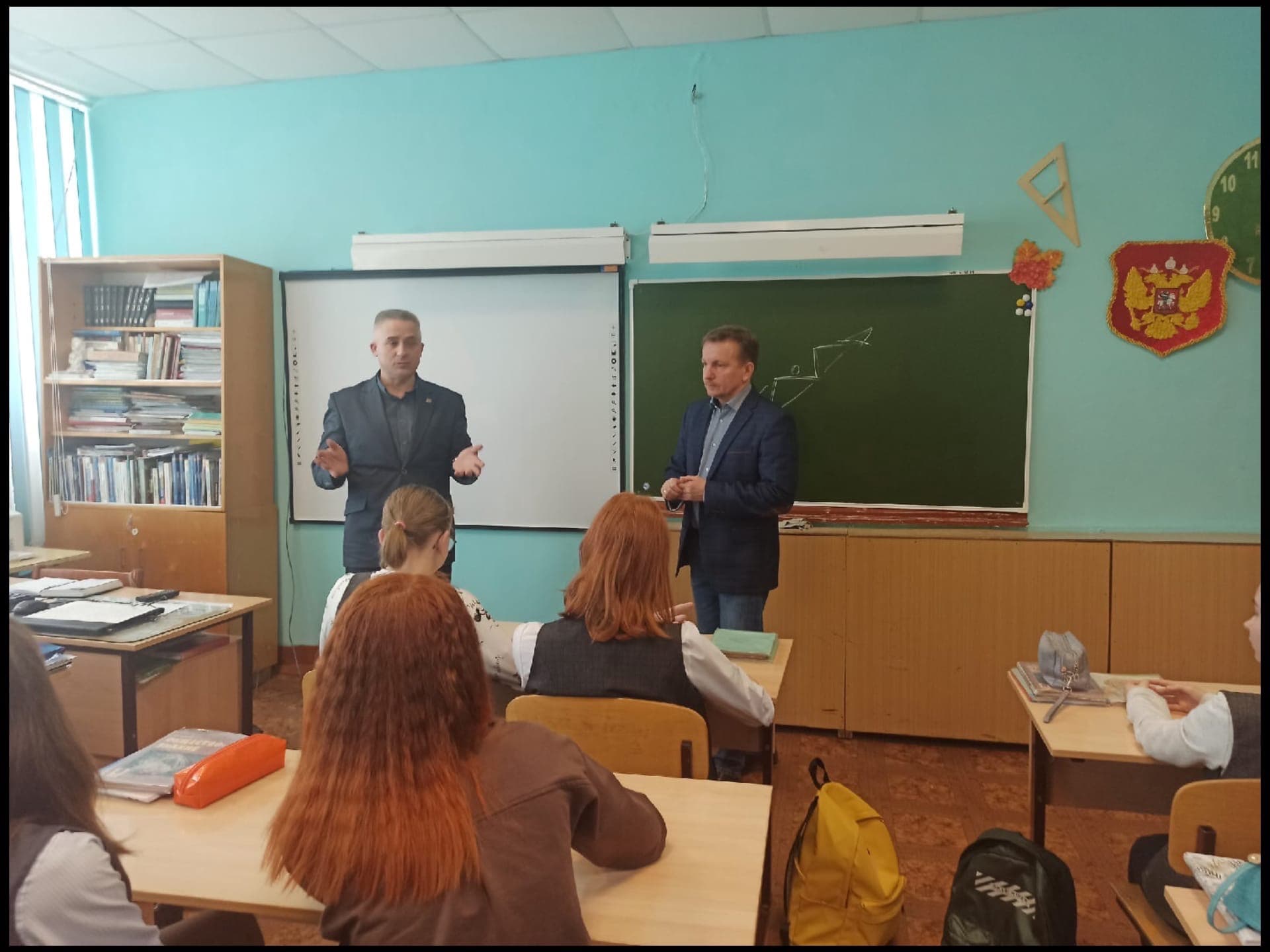 Три занятия для ребят Адышевской средней школы